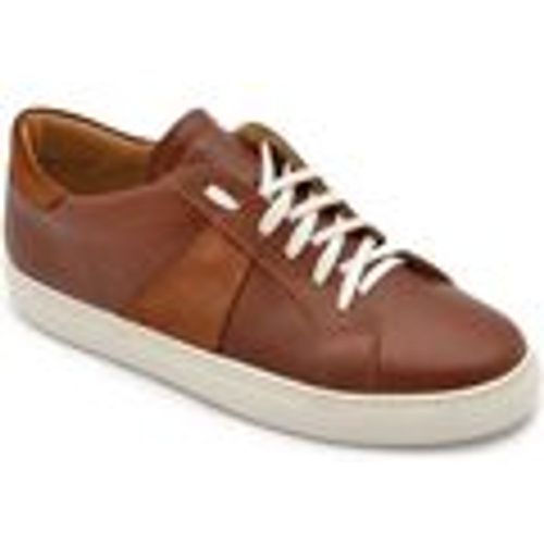 Sneakers Scarpe sneakers basse uomo cuoio in vera pelle fondo gomma run - Malu Shoes - Modalova