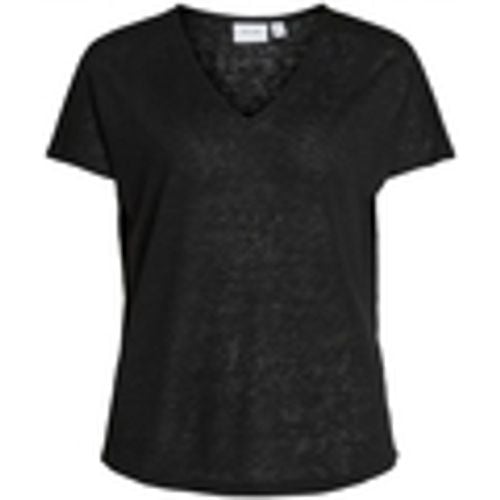 Camicetta Top Amer S/S - Black - Vila - Modalova