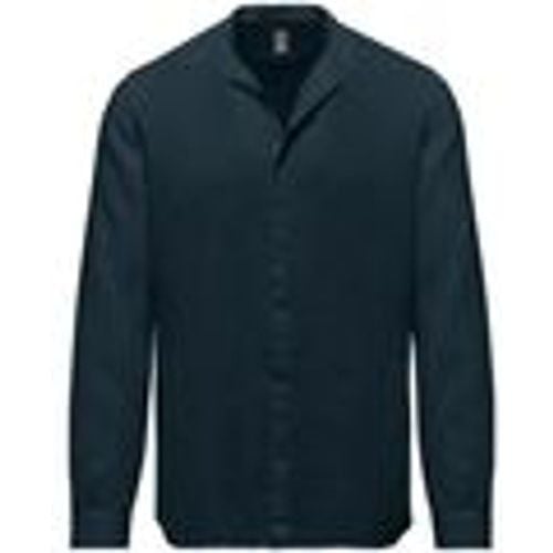 Camicia a maniche lunghe SM6401 T LI2-20 NAVY - Bomboogie - Modalova