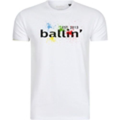 T-shirt Paint Splatter Tee - Ballin Est. 2013 - Modalova