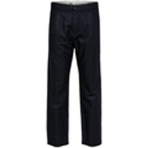 Pantaloni Relaxed Jones Linen - Black - Selected - Modalova