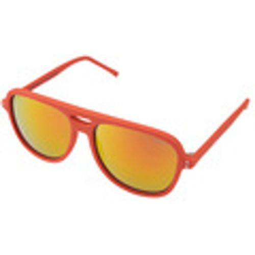 Occhiali da sole Rafton Brick Red Rubber UV 400 Protection Red Sunglasses - Komono - Modalova