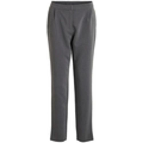 Pantaloni Piper Pants - Dark Grey Melange - Vila - Modalova