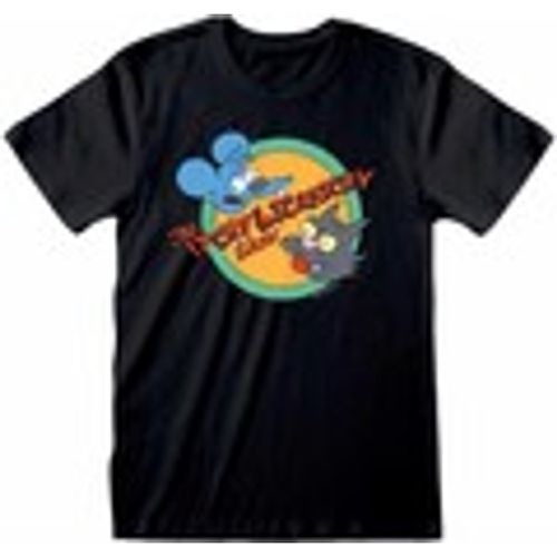 T-shirts a maniche lunghe Itchy And Scratchy Show - The Simpsons - Modalova