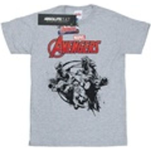T-shirts a maniche lunghe Avengers Team Burst - Marvel - Modalova