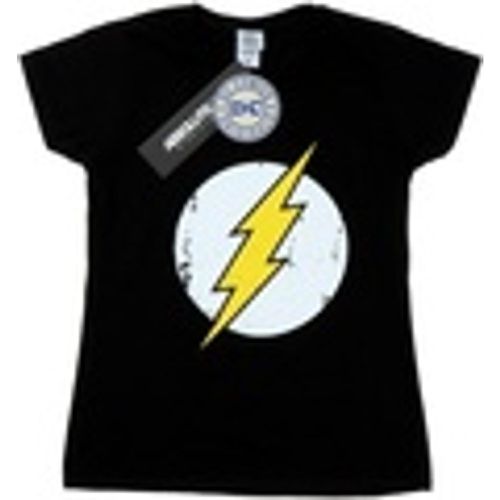 T-shirts a maniche lunghe Flash Distressed Logo - Dc Comics - Modalova
