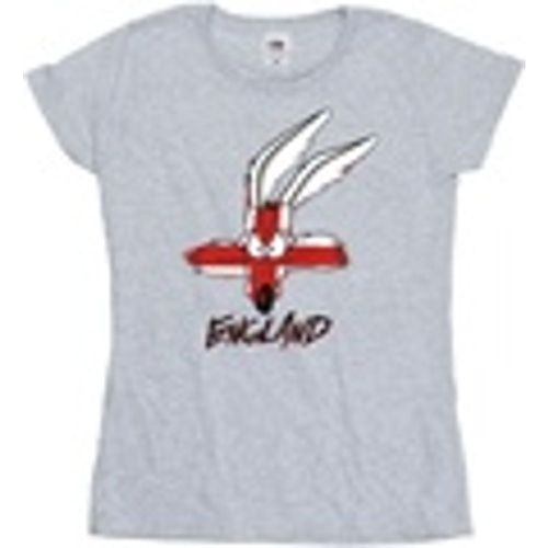 T-shirts a maniche lunghe Coyote England Face - Dessins Animés - Modalova