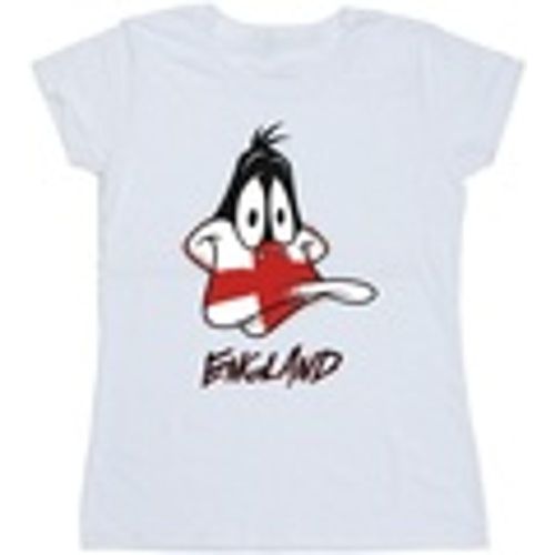 T-shirts a maniche lunghe Daffy England Face - Dessins Animés - Modalova