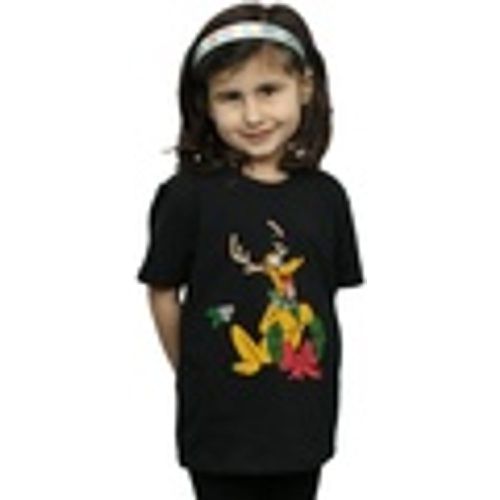 T-shirts a maniche lunghe Pluto Christmas Reindeer - Disney - Modalova