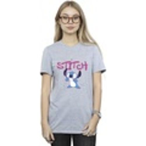 T-shirts a maniche lunghe Lilo And Stitch Graffiti - Disney - Modalova