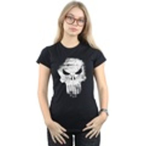 T-shirts a maniche lunghe The Punisher Distrressed Skull - Marvel - Modalova