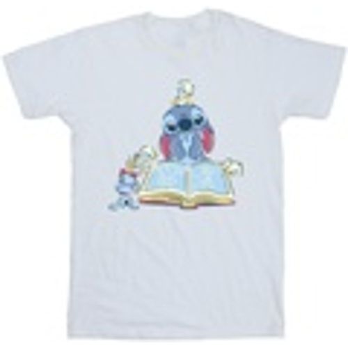 T-shirts a maniche lunghe Lilo Stitch Reading A Book - Disney - Modalova