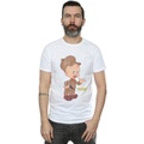 T-shirts a maniche lunghe Elmer Fudd Distressed - Dessins Animés - Modalova