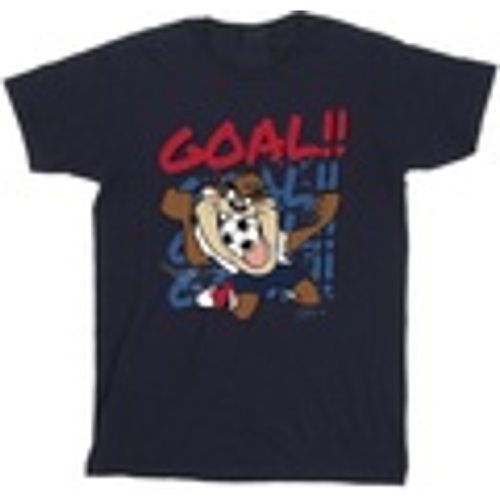 T-shirts a maniche lunghe Taz Goal Goal Goal - Dessins Animés - Modalova