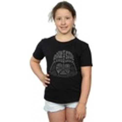 T-shirts a maniche lunghe Darth Vader Text Head - Disney - Modalova
