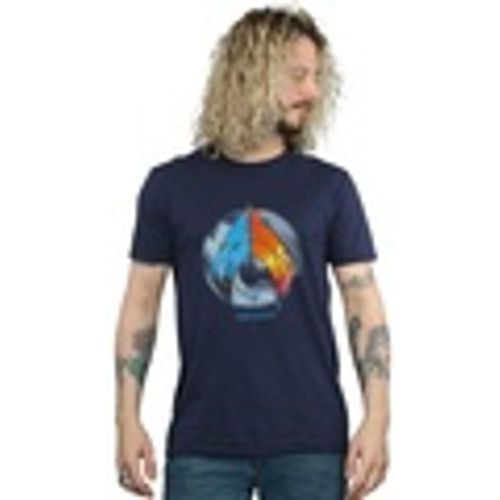 T-shirts a maniche lunghe Aquaman Tropical Logo - Dc Comics - Modalova