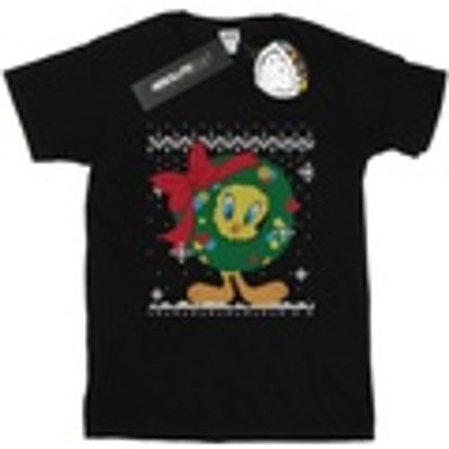 T-shirts a maniche lunghe Tweety Pie Christmas Fair Isle - Dessins Animés - Modalova