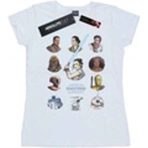 T-shirts a maniche lunghe Star Wars The Rise Of Skywalker Resistance Character Line Up - Star Wars: The Rise Of Skywalker - Modalova
