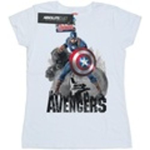 T-shirts a maniche lunghe Captain America Action Pose - Marvel - Modalova
