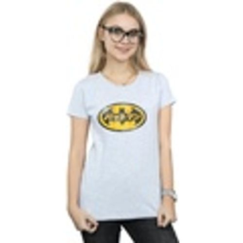 T-shirts a maniche lunghe Batman Japanese Logo Yellow - Dc Comics - Modalova