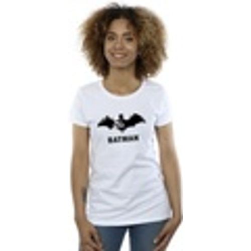 T-shirts a maniche lunghe Batman Black Stare Logo - Dc Comics - Modalova