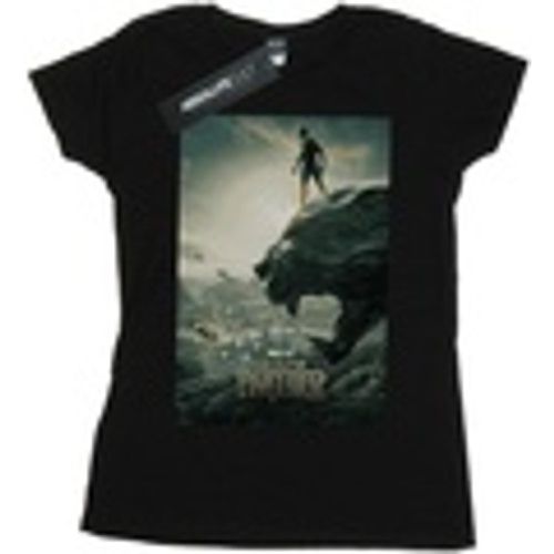 T-shirts a maniche lunghe Black Panther Poster - Marvel - Modalova