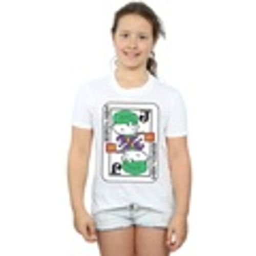 T-shirts a maniche lunghe Chibi Joker Playing Card - Dc Comics - Modalova