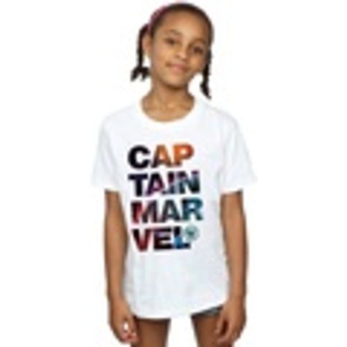 T-shirts a maniche lunghe Captain Space Text - Marvel - Modalova