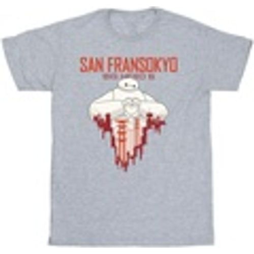 T-shirts a maniche lunghe Big Hero 6 Baymax San Fransokyo Heart - Disney - Modalova