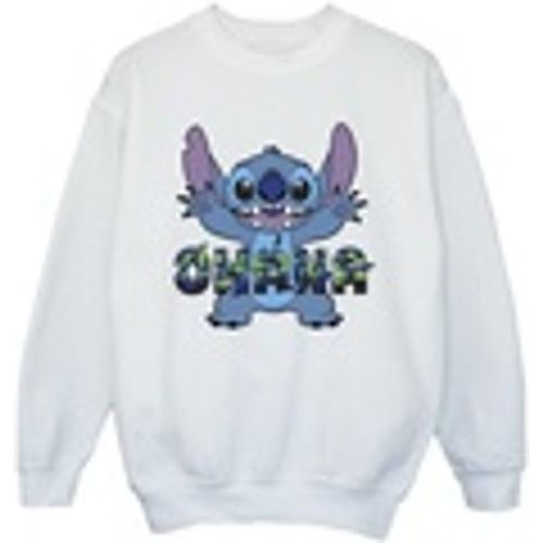 Felpa Lilo And Stitch Ohana Blue Glitch - Disney - Modalova