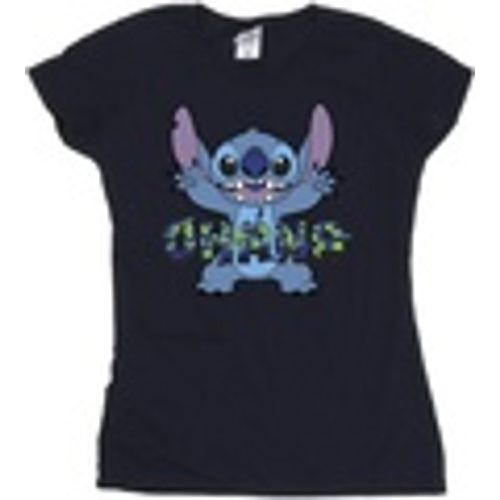 T-shirts a maniche lunghe Lilo And Stitch Ohana Glitch - Disney - Modalova