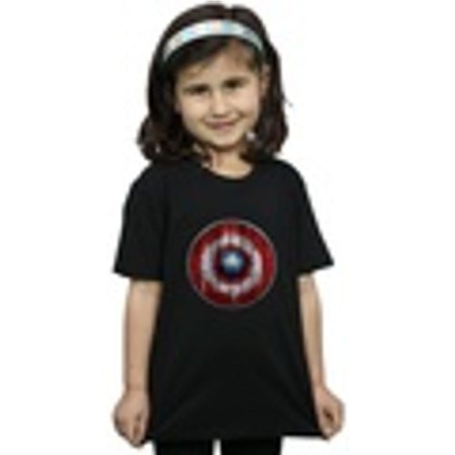 T-shirts a maniche lunghe Captain America Wooden Shield - Marvel - Modalova