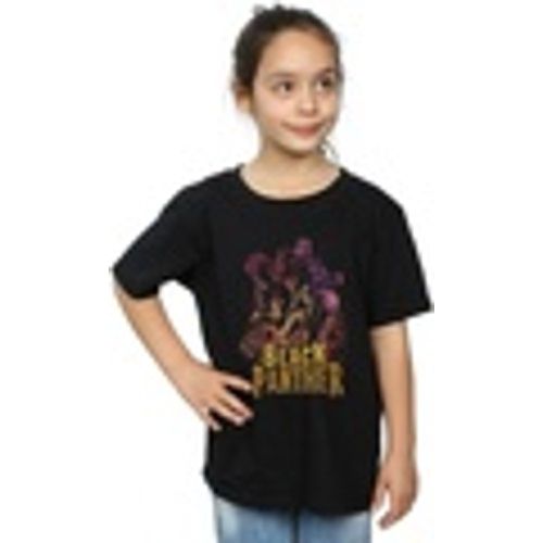 T-shirts a maniche lunghe Black Panther Ninja - Marvel - Modalova