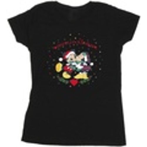 T-shirts a maniche lunghe Mickey Mouse Mickey Minnie Christmas - Disney - Modalova