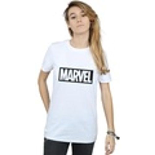 T-shirts a maniche lunghe Logo Outline - Marvel - Modalova