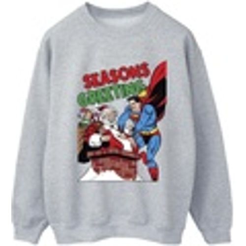 Felpa Superman Santa Comic - Dc Comics - Modalova