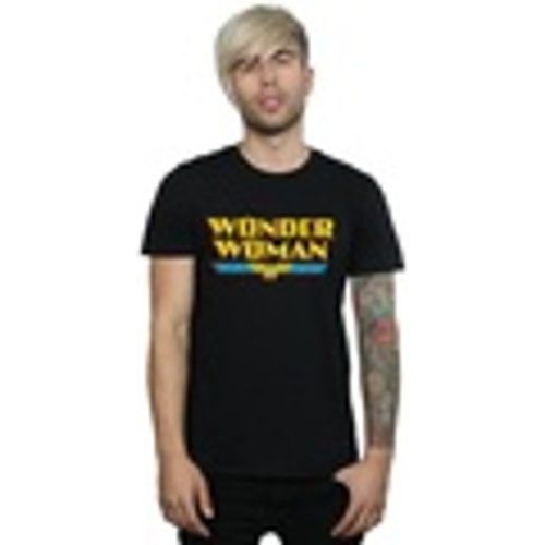T-shirts a maniche lunghe Wonder Woman Text Logo - Dc Comics - Modalova