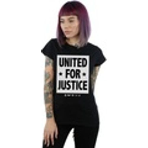 T-shirts a maniche lunghe Justice League United For Justice - Dc Comics - Modalova