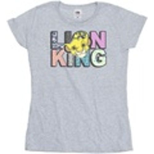 T-shirts a maniche lunghe The Lion King Pattern Logo - Disney - Modalova