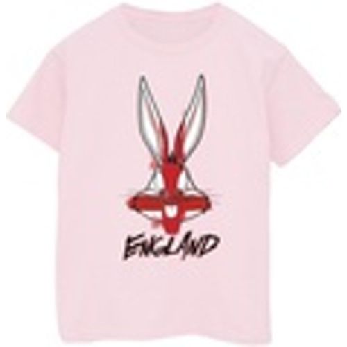 T-shirts a maniche lunghe Bugs England Face - Dessins Animés - Modalova
