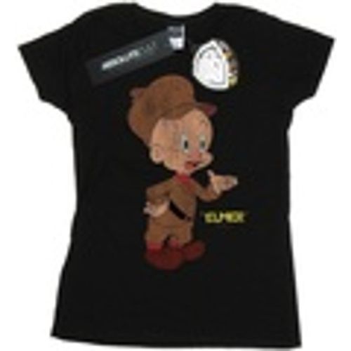 T-shirts a maniche lunghe Elmer Fudd Distressed - Dessins Animés - Modalova