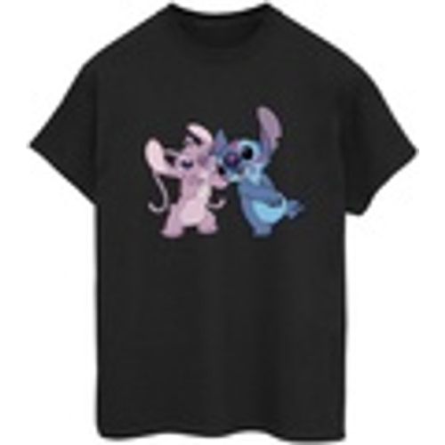 T-shirts a maniche lunghe Lilo Stitch Kisses - Disney - Modalova