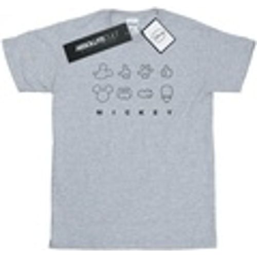 T-shirts a maniche lunghe Mickey Mouse Deconstructed - Disney - Modalova