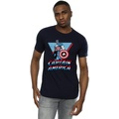 T-shirts a maniche lunghe Captain America Triangle - Marvel - Modalova