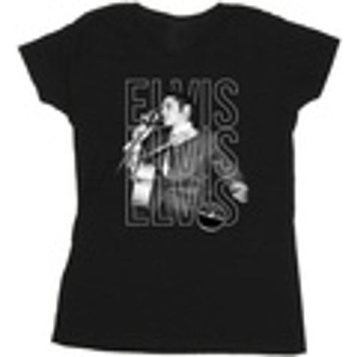 T-shirts a maniche lunghe Triple Logo Portrait - Elvis - Modalova