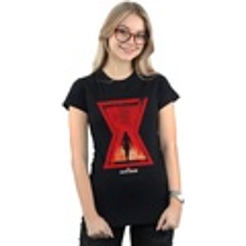 T-shirts a maniche lunghe Black Widow Movie Icon Silhouette - Marvel - Modalova