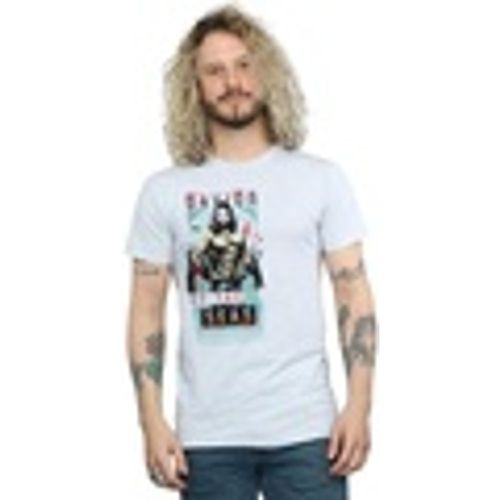 T-shirts a maniche lunghe Aquaman Saviour Of The Seas - Dc Comics - Modalova
