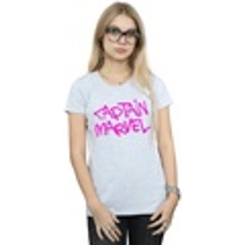 T-shirts a maniche lunghe Captain Spray Text - Marvel - Modalova
