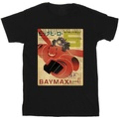 T-shirts a maniche lunghe Big Hero 6 Baymax Flying Baymax Newspaper - Disney - Modalova