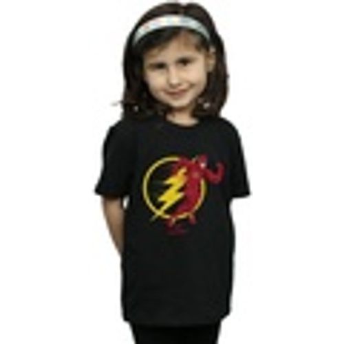 T-shirts a maniche lunghe The Flash Running Emblem - Dc Comics - Modalova